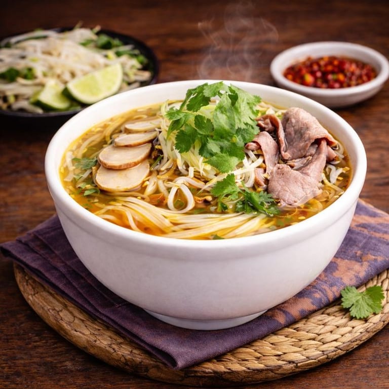 Delicious Vietnamese Beef Noodle Soup