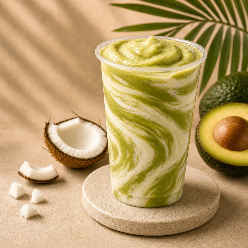 Avocado Coconut Marble.